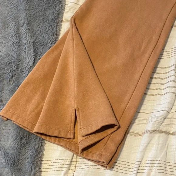 Pink Ivy Fleece Flare Sweatpants - Picture 5 of 6